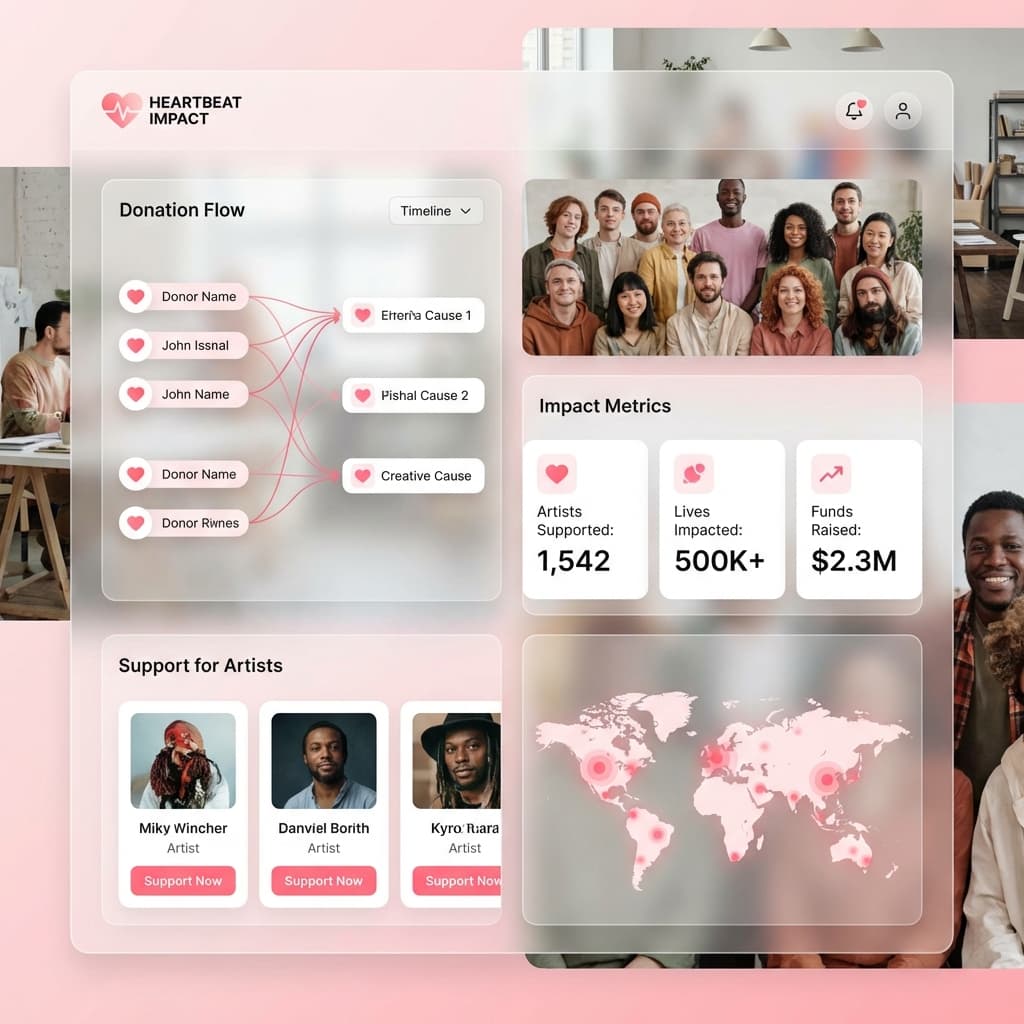 Donation Impact Simulator UI